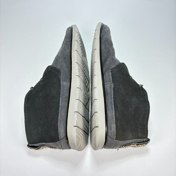 UGG Freamon Dark Gray Leather Waterproof Chukka Lace Up Boot 1094358 Mens Sz 9.5 - Picture 7 of 10